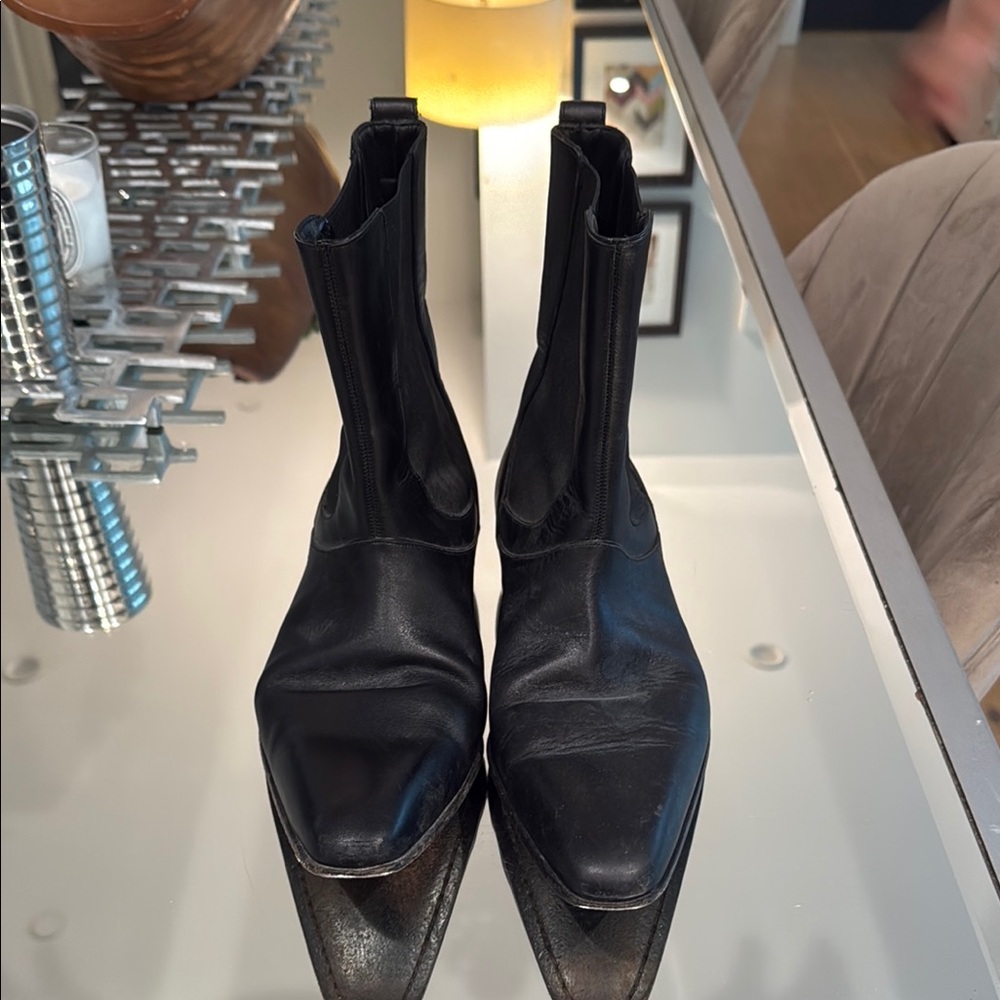 Bally Black Leather Men's Boots